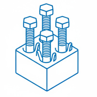 Фундаментные болты купить с доставкой | Изготовление на заказ по ГОСТ 24379.1 2012
