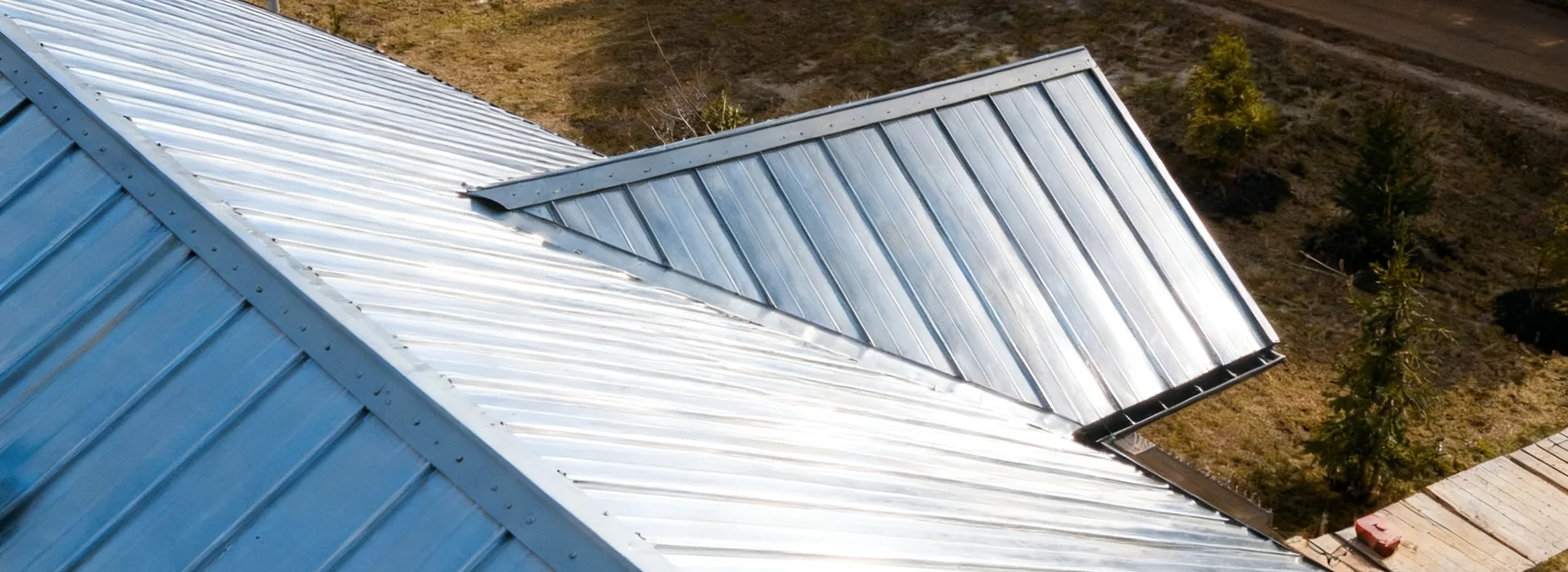 Фальцевая оцинкованная кровля