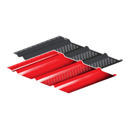 Производство и изготовление софитов для кровли | Купить металлические софиты для подшивки кровли в Москве