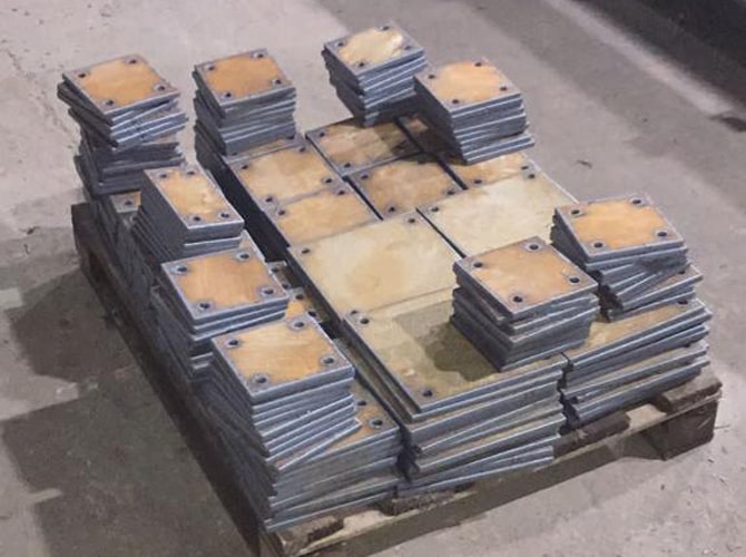 Купить металлические пластины