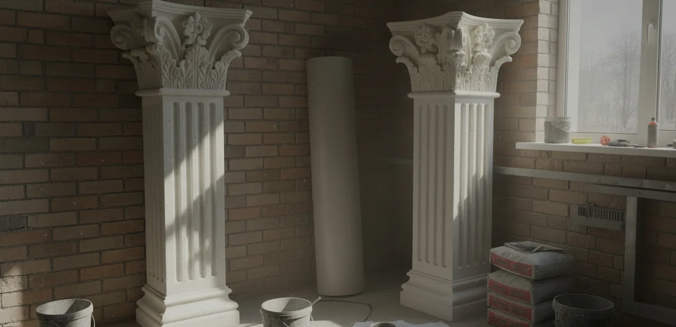 Пилястры из пенопласта — купить и заказать в Москве | Декор из пенопласта