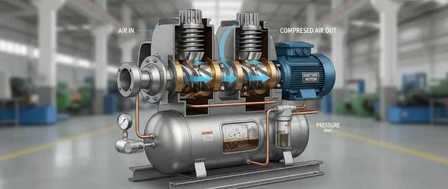 Винтовые компрессоры — каталог, характеристики, подбор оборудования