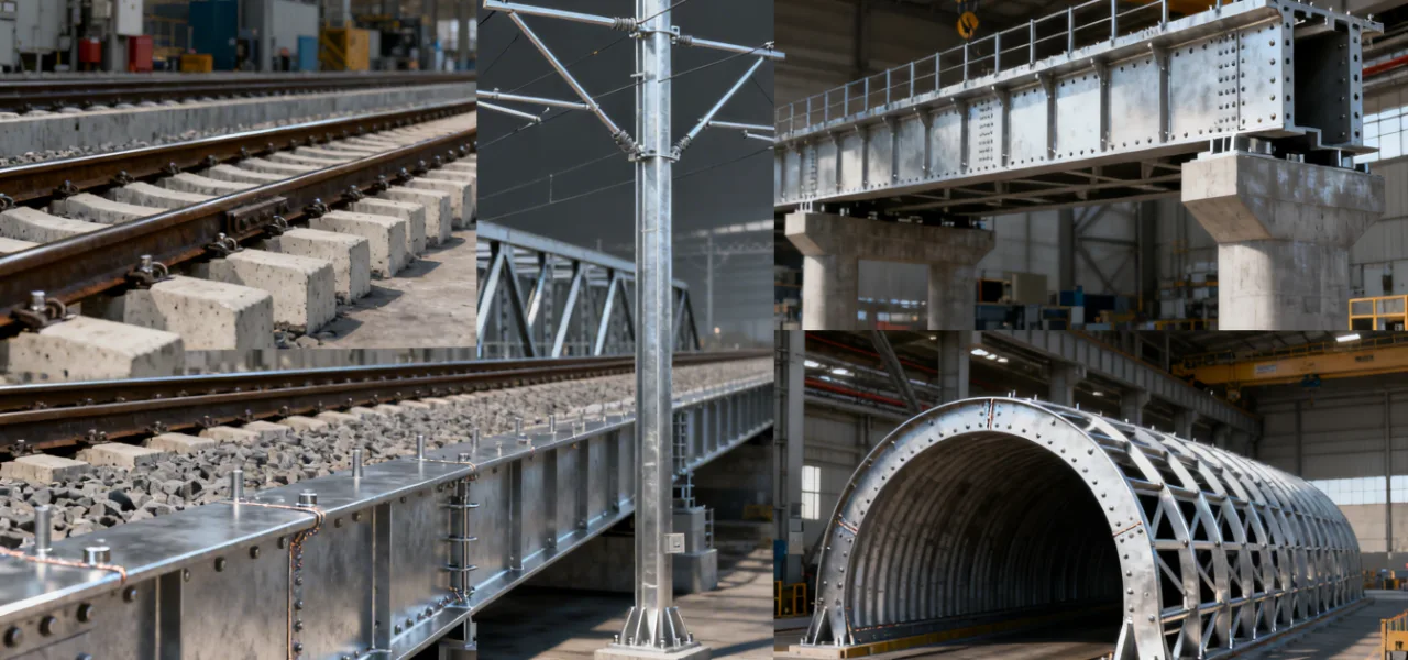 Металлоконструкции для объектов железнодорожной инфраструктуры на заказ