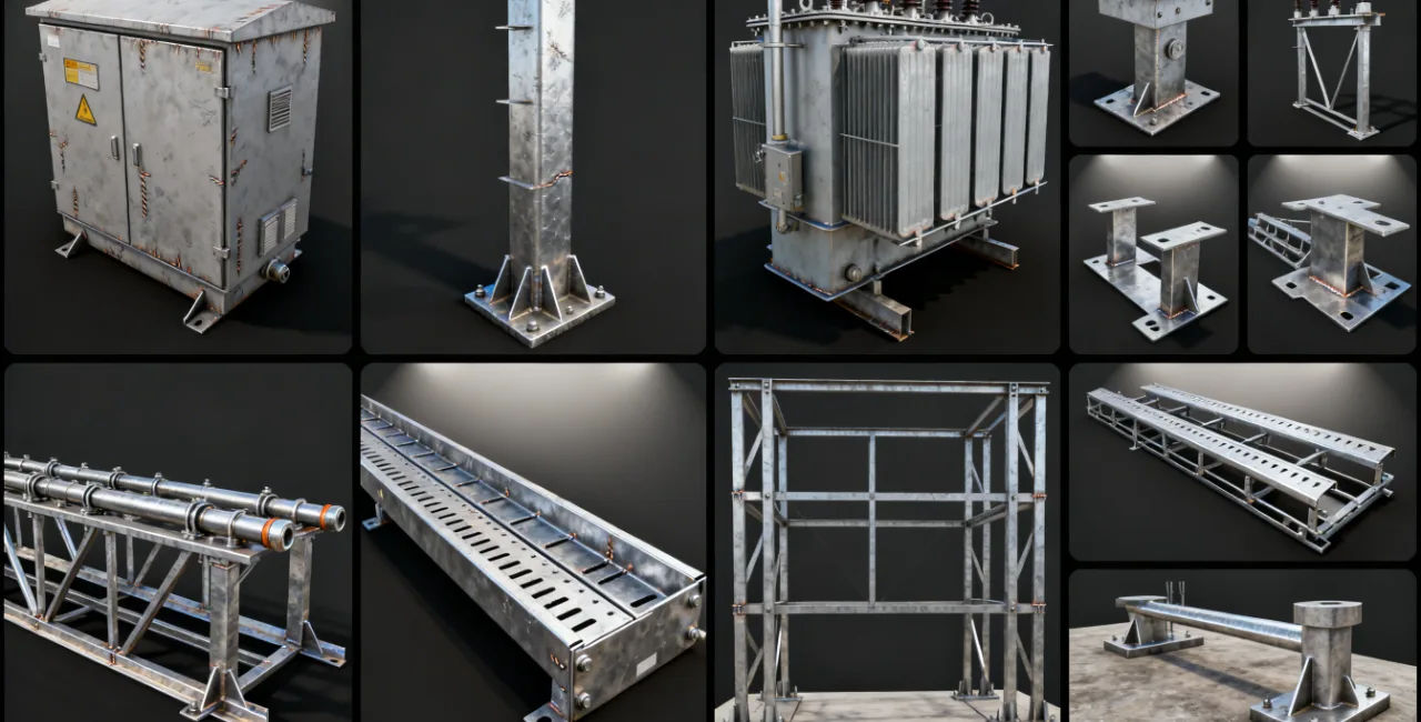 Металлоконструкции для подстанций Санкт-Петербург — заказать