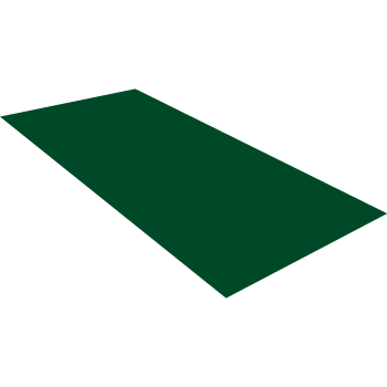 Прокат ОЦ с покрытием полиэфирной эмалью 0.5х1250 RAL 6005