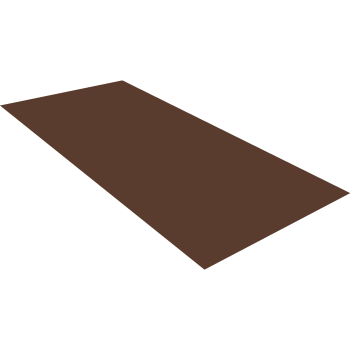 Прокат ОЦ с покрытием полиэфирной эмалью 0.5х1250 RAL 8017