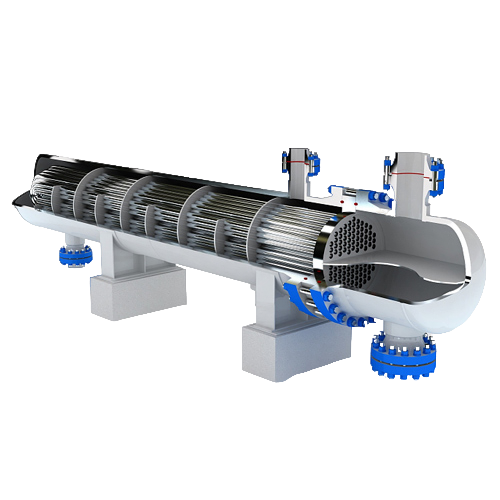 Кожухотрубные теплообменники с компенсатором и трубными решётками