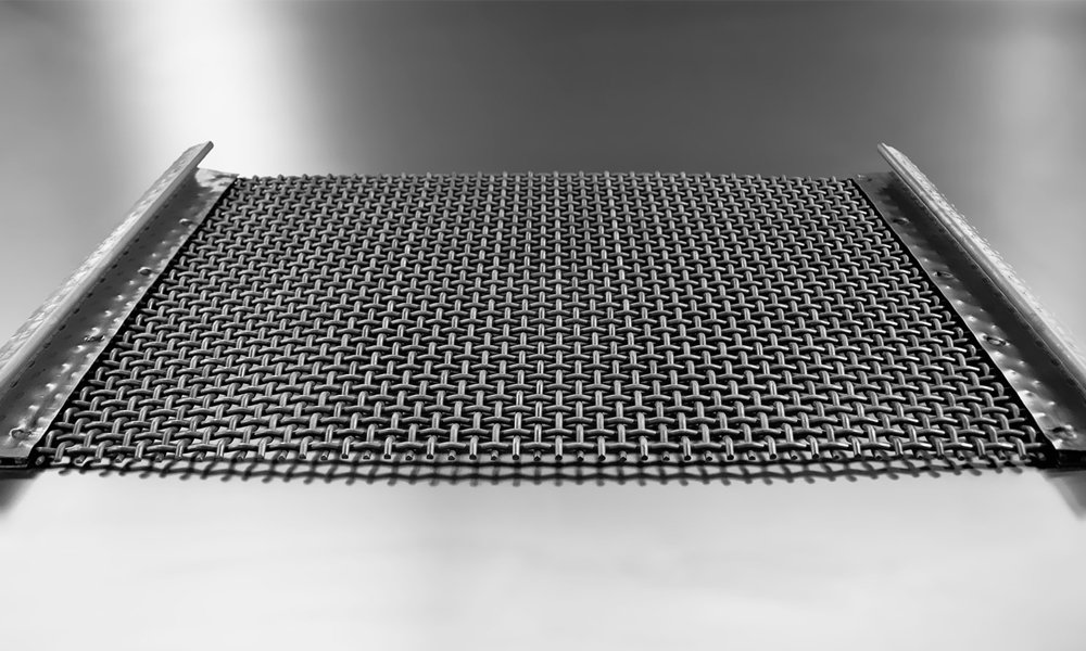 Сита с фальцами и квадратной ячейкой