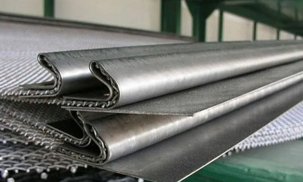 Сита с фальцами и квадратной ячейкой