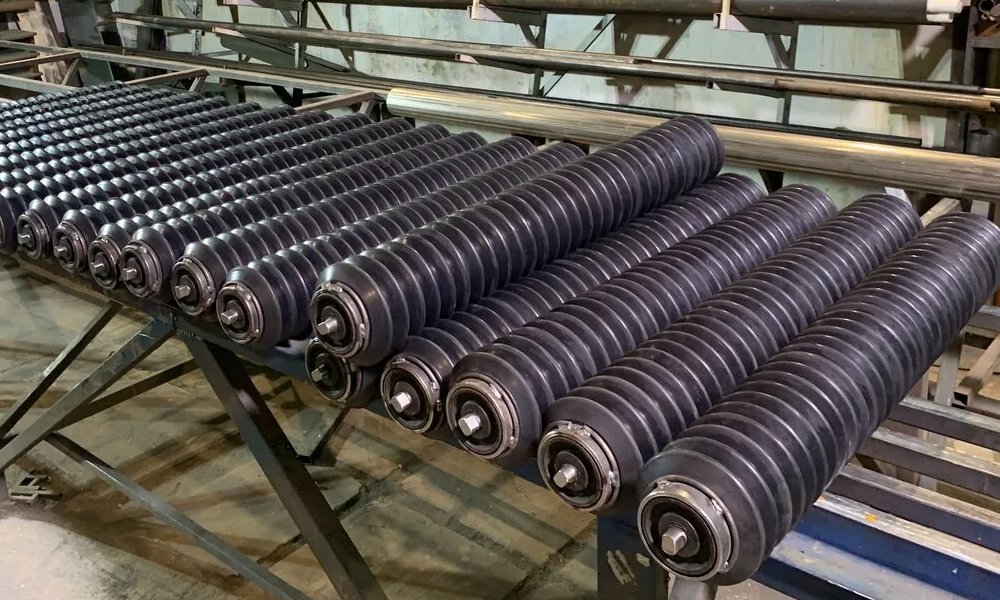 Конвейерные ролики амортизирующие