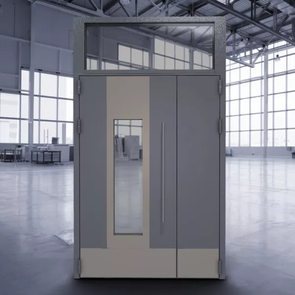 Техническая остеклённая подъездная дверь ДТМО-02Пд