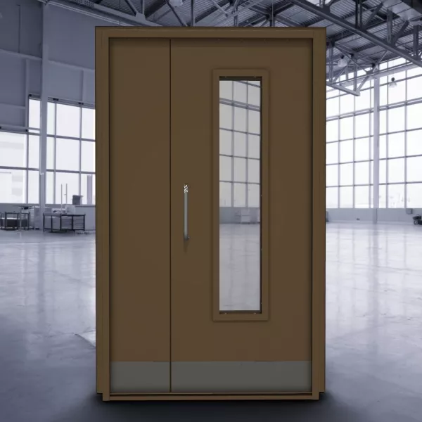 Техническая подъездная дверь с домофоном ДТМО-02Пд