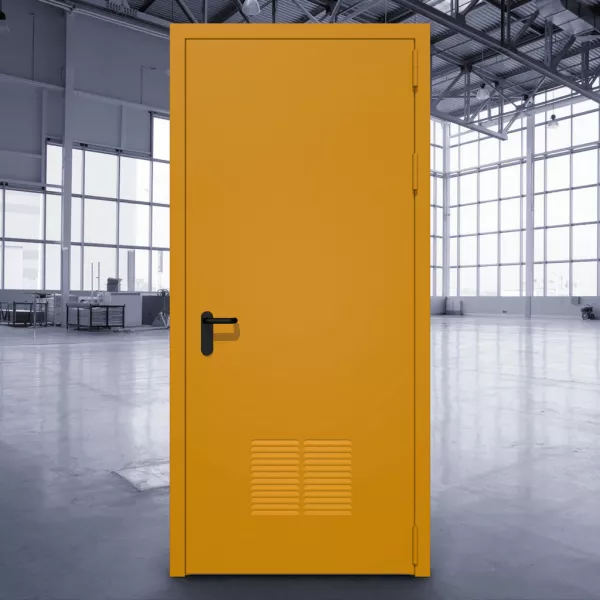 Техническая дверь с вентиляционной решёткой ДТМ-01Р