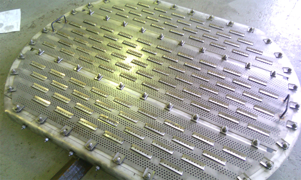 Ситчато-клапанные тарелки