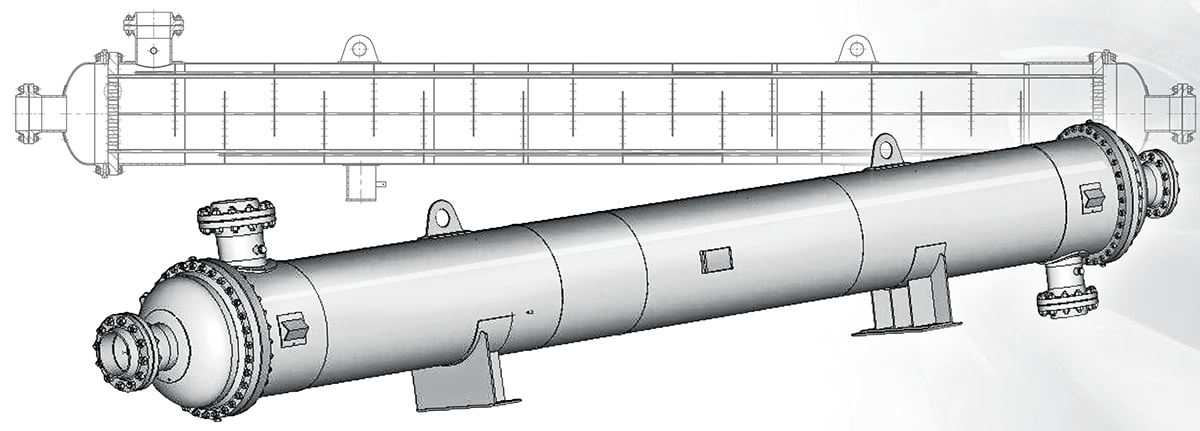 Кожухотрубчатые теплообменники с неподвижными трубными решетками