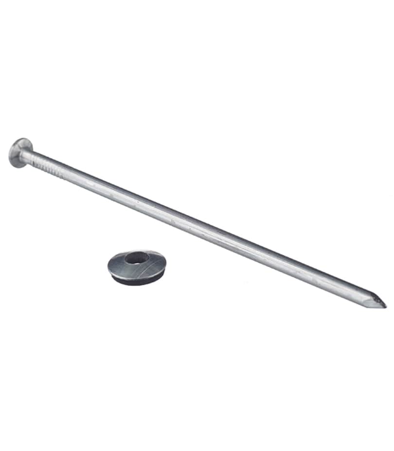 Гвозди шиферные 4	0x120 мм с оцинкованной шляпкой (50 шт.)