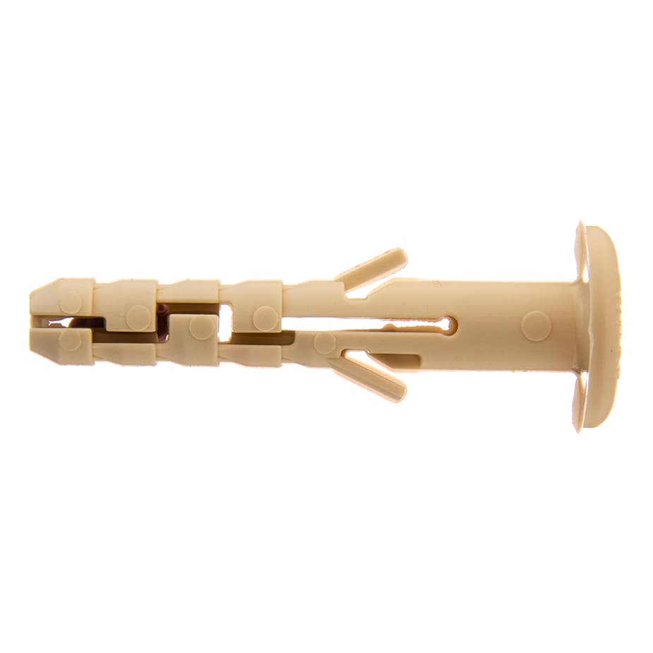 Дюбель распорный PND-6F 6x40 мм нейлон широкий фланец (100 шт.)