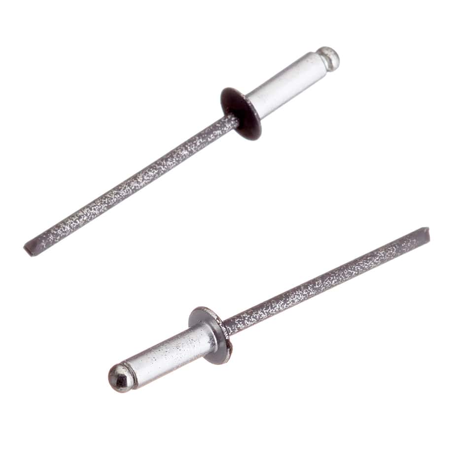 Заклепка вытяжная 3	2x10 мм алюминий/сталь серая RAL 7024 (100 шт.)