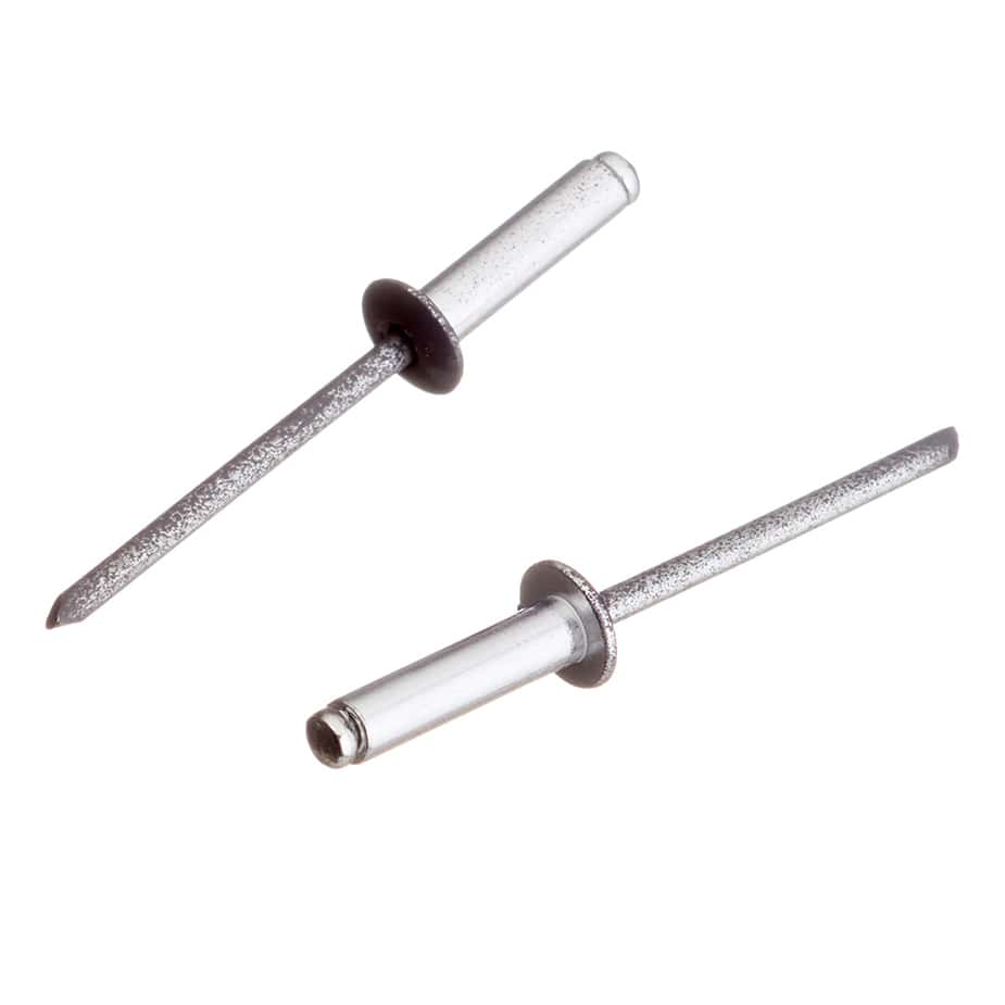 Заклепка вытяжная 4	0x16 мм алюминий/сталь серая RAL 7024 (100 шт.)