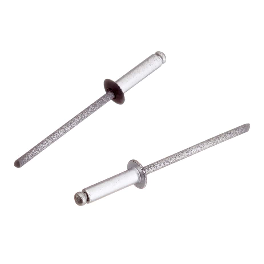 Заклепка вытяжная 3	2x12 мм алюминий/сталь серая RAL 7024 (100 шт.)