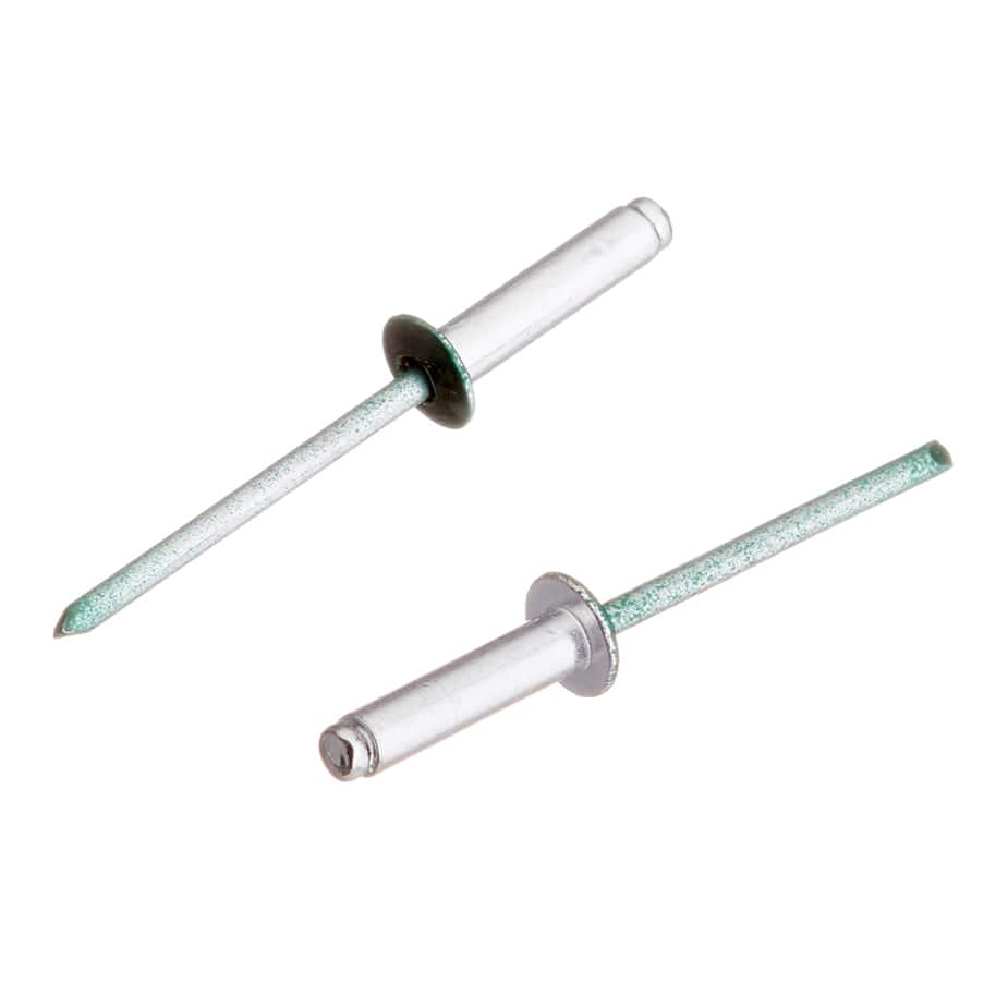 Заклепка вытяжная 4	0x16 мм алюминий/сталь зеленая RAL 6005 (100 шт.)