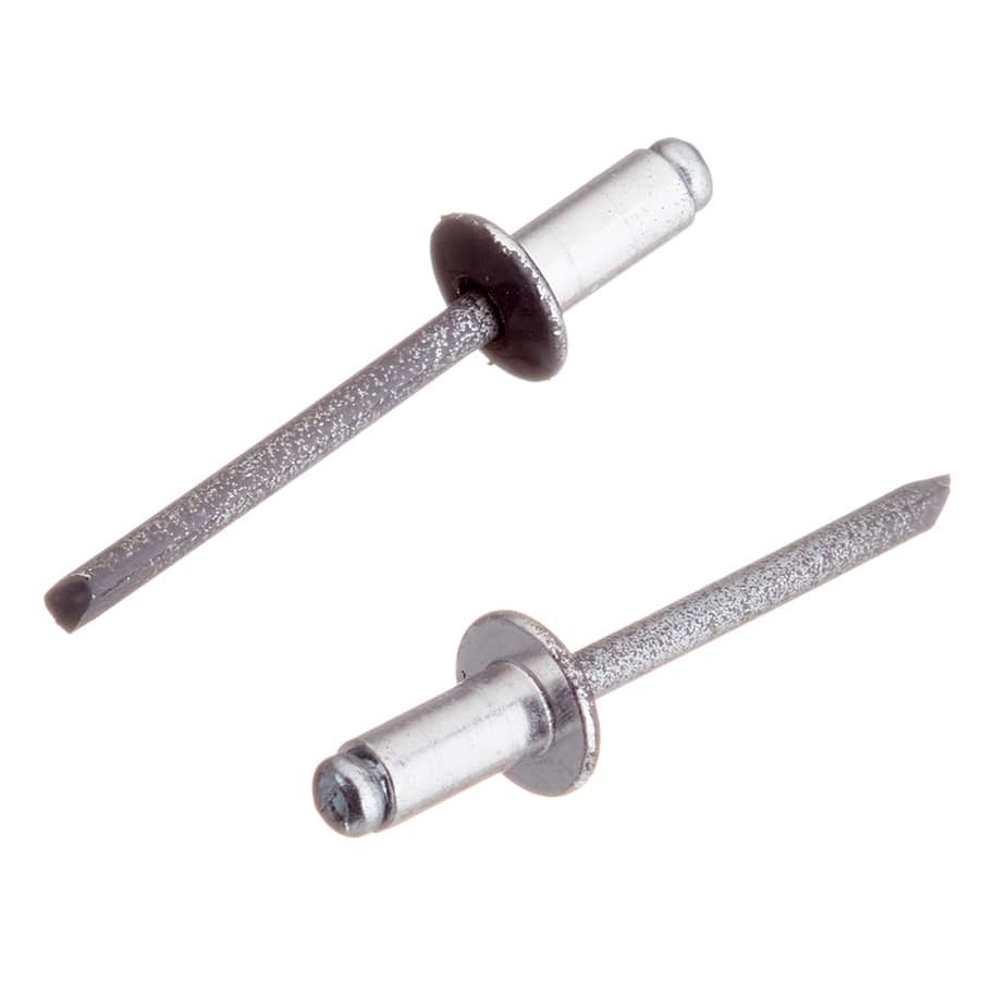 Заклепка вытяжная 4	8x10 мм алюминий/сталь серая RAL 7024 (100 шт.)