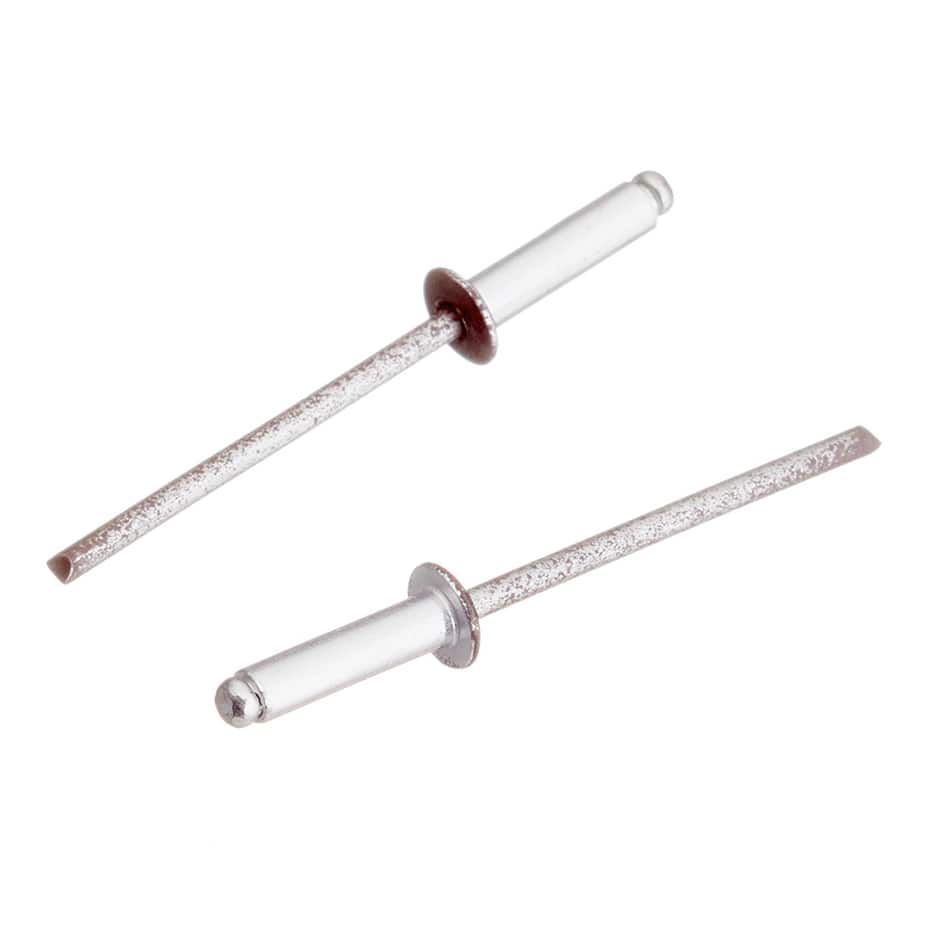 Заклепка вытяжная 3	2x12 мм алюминий/сталь коричневая RAL 8017 (100 шт.)