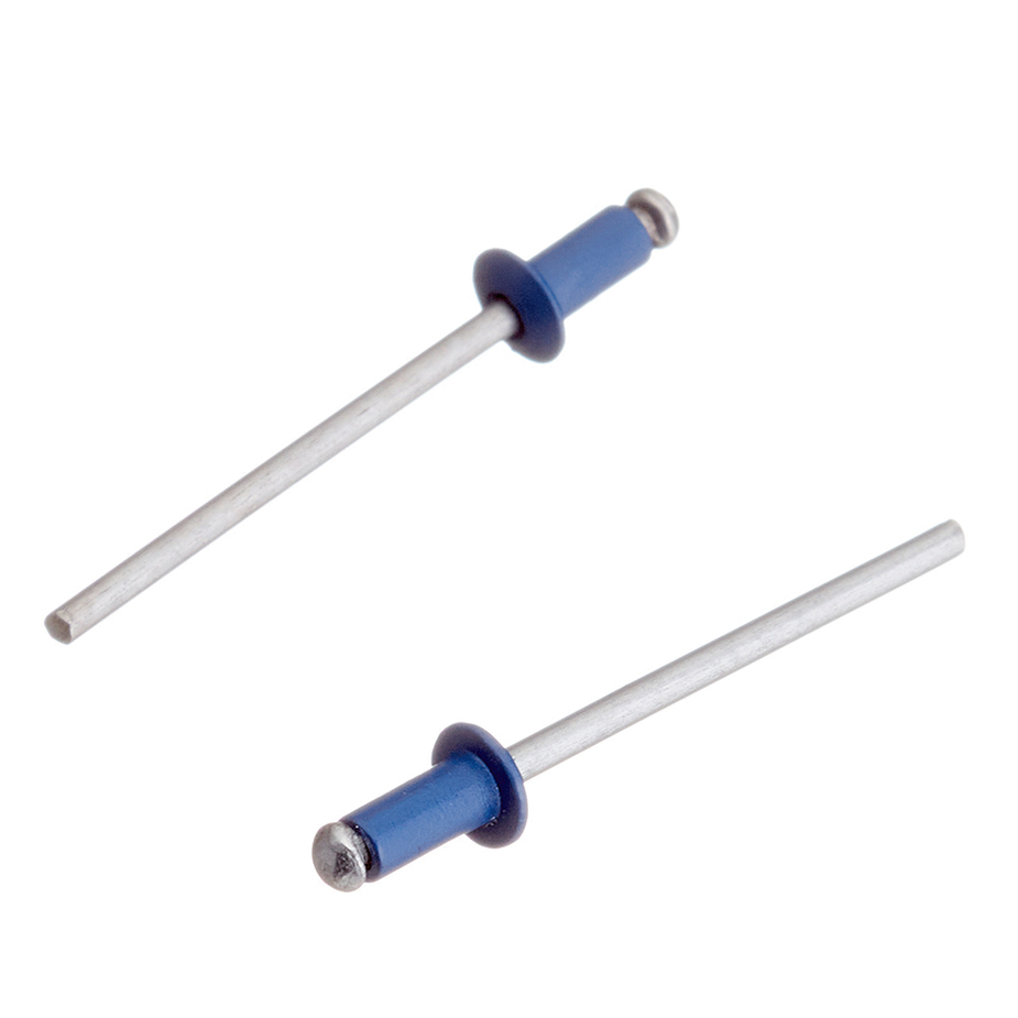 Заклепка вытяжная 3	2x6 мм алюминий/сталь синяя RAL 5005 (100 шт.)