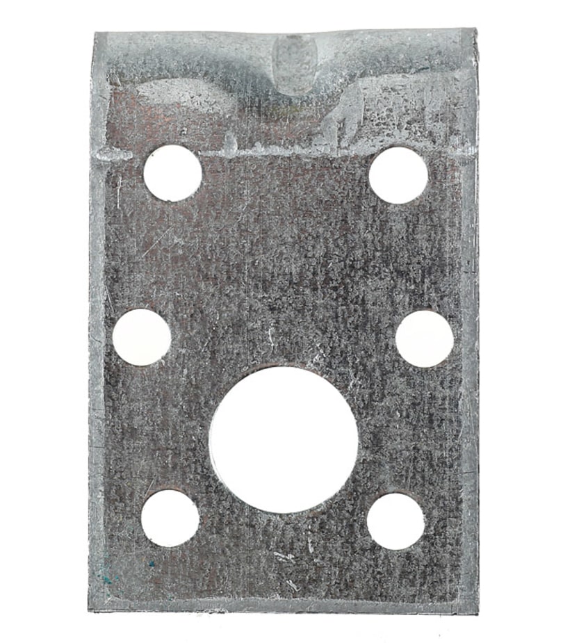 Уголок крепежный оцинкованный 50х50х35х2.5 мм