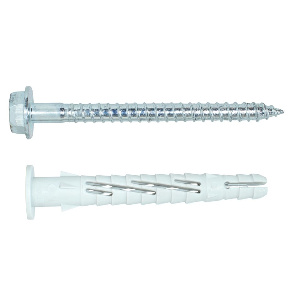 Дюбель фасадный Tecfi с шурупом шестигранная головка 10x80 мм (4 шт.)