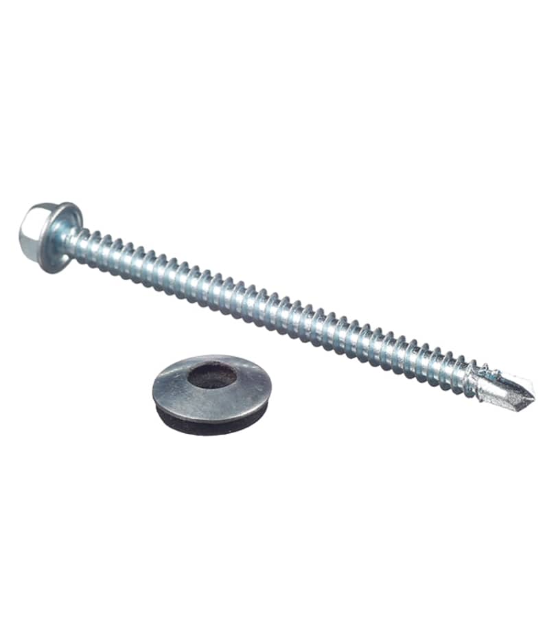 Саморезы кровельные с буром 76х5	5 мм металл-металл оцинкованные (130 шт.)