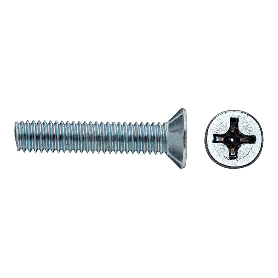 Винт оцинкованный M6x30 мм DIN 965 потайная головка (1 кг)