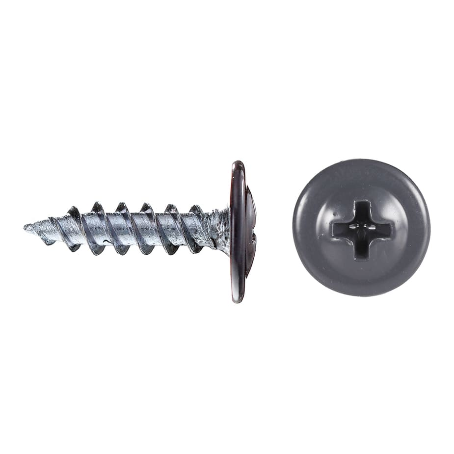 Саморезы клопы 16x4	2 мм Daxmer (200 шт.) серый RAL 7024