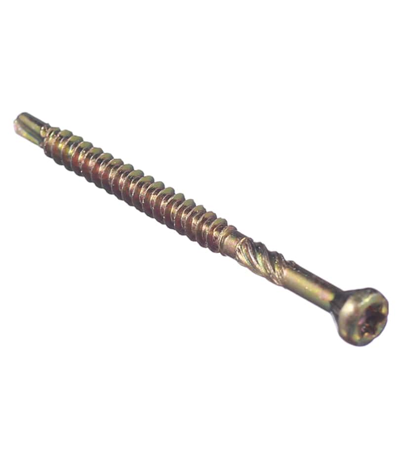 Саморезы для массивной доски 45x3.2 мм желтые (500 шт.)