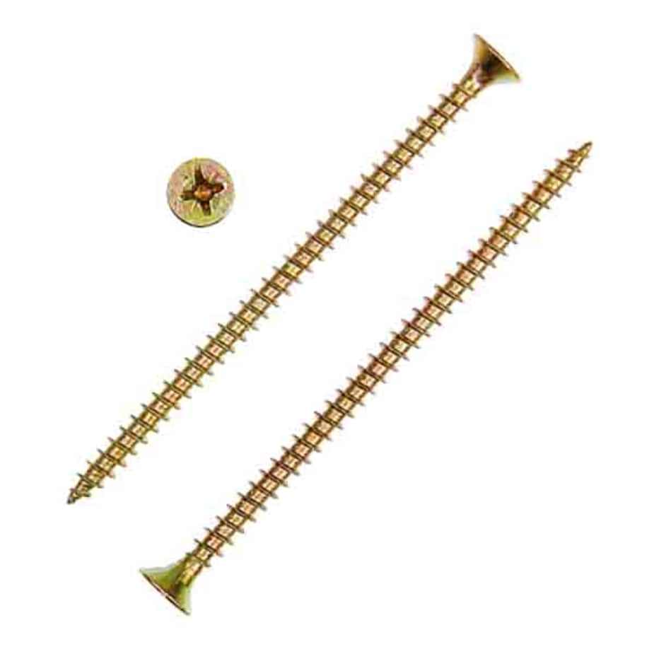 Саморезы универсальные 90x5	0 мм желтые (100 шт.)