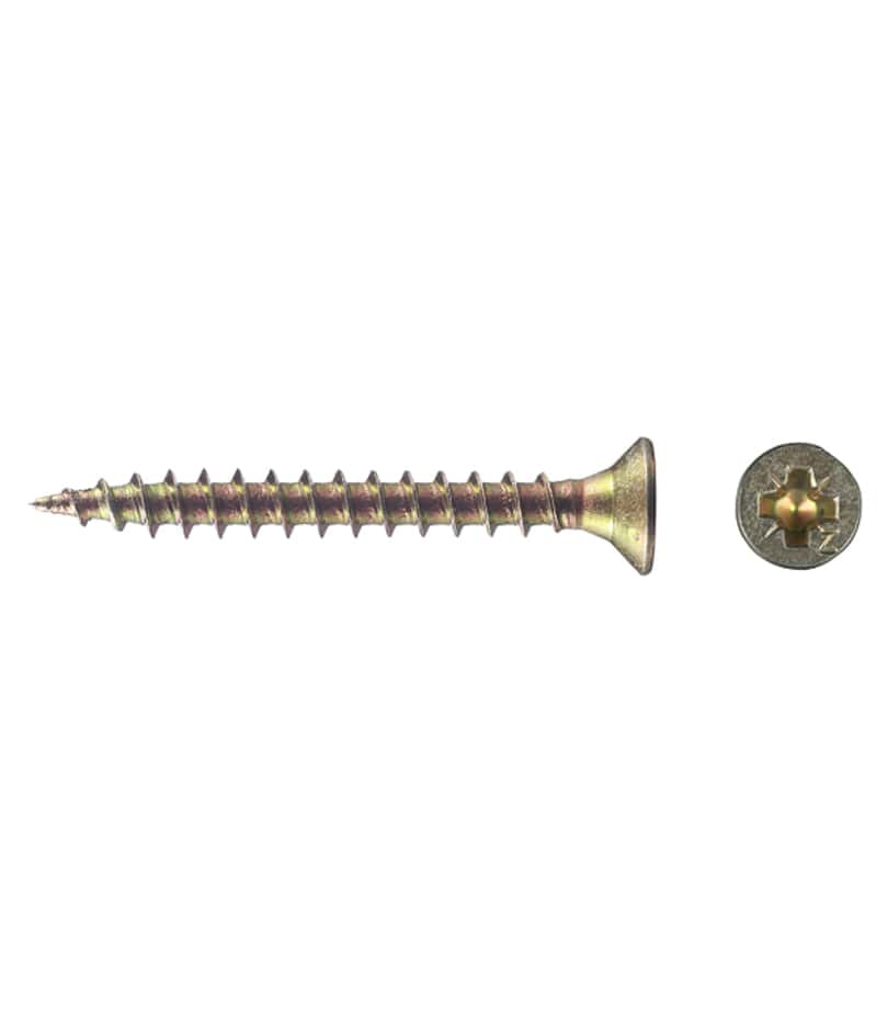 Саморезы универсальные 30x3	5 мм желтые (200 шт.)