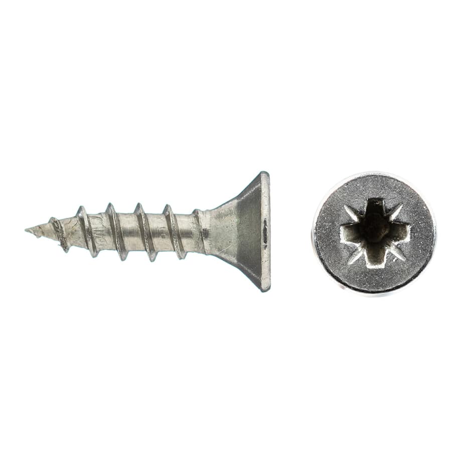 Саморезы универсальные 12x3	0 мм нержавеющая сталь (15 шт.)