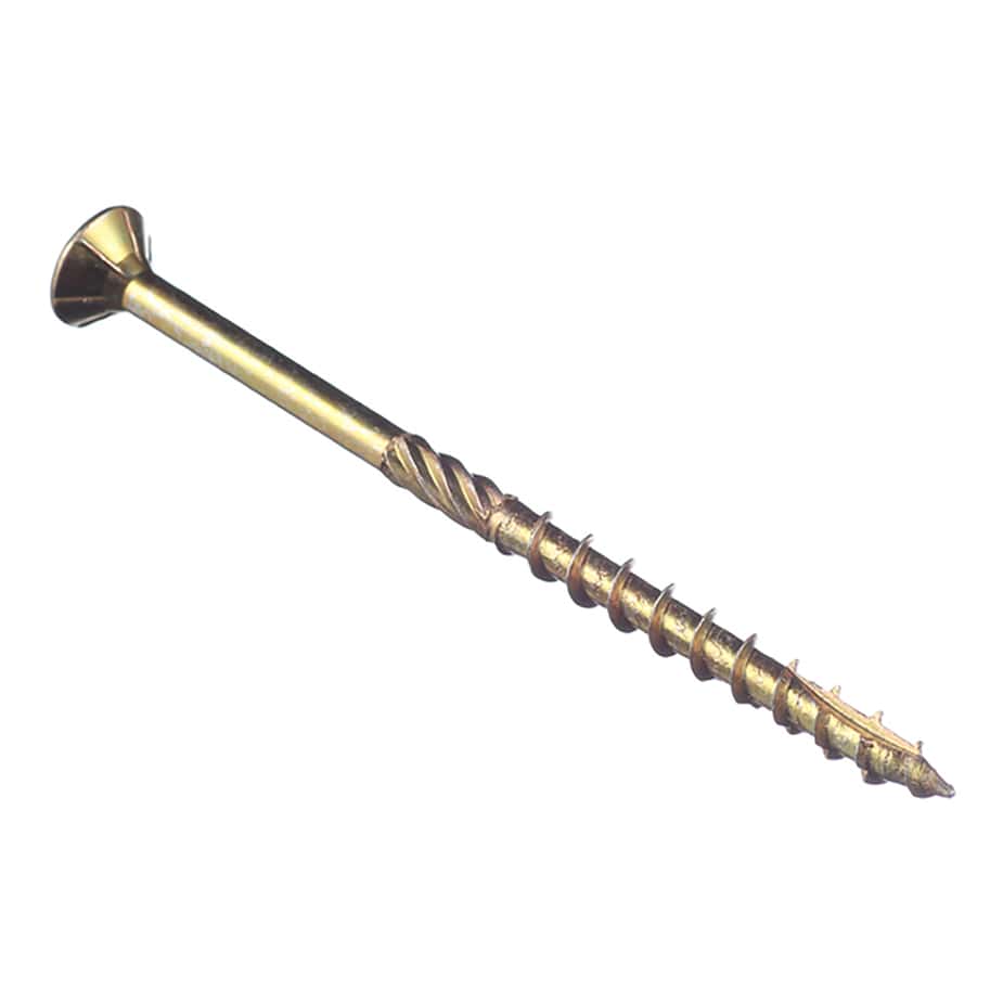 Саморезы по дереву 100x6	0 мм потайная головка конструкционные (100 шт.)