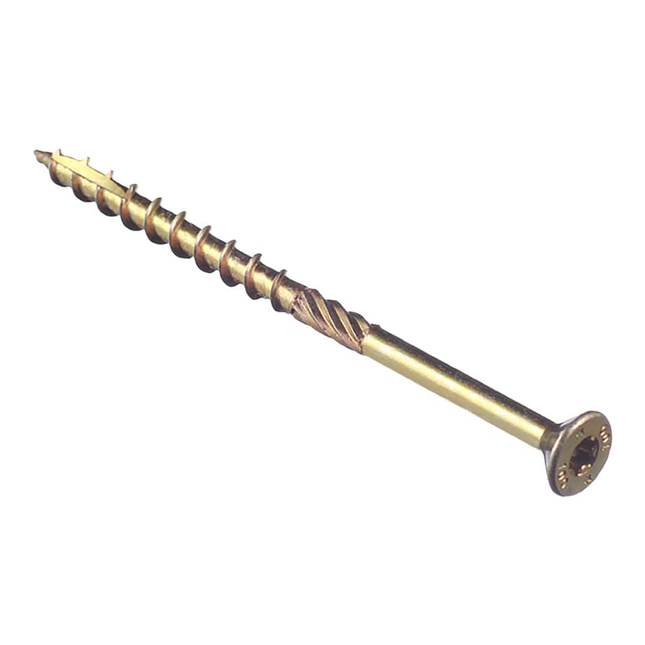 Саморезы по дереву 100x6	0 мм потайная головка конструкционные (100 шт.)