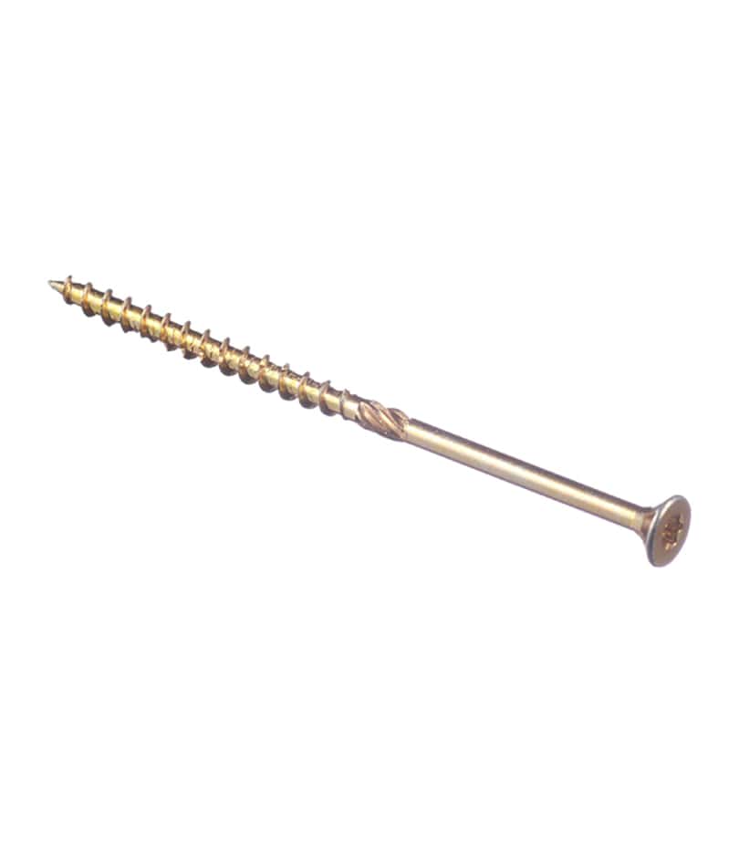 Саморезы по дереву 100x5	0 мм потайная головка конструкционные (6 шт.)