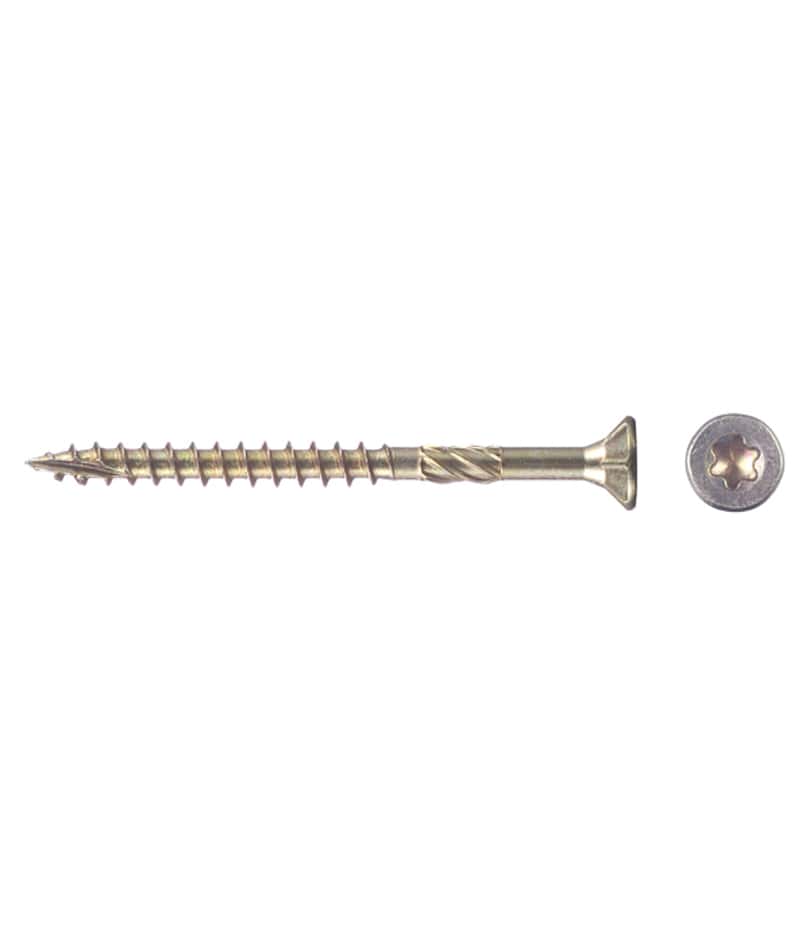 Саморезы по дереву 100x5	0 мм потайная головка конструкционные (6 шт.)