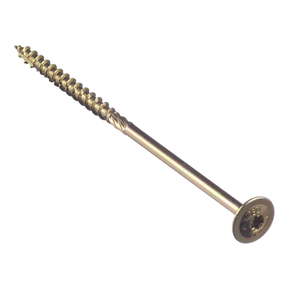 Саморезы по дереву 180x8	0 мм тарельчатая головка конструкционные (50 шт.)