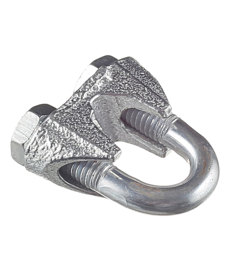 Зажим троса u-образный d8 мм DIN 741 (2 шт.)