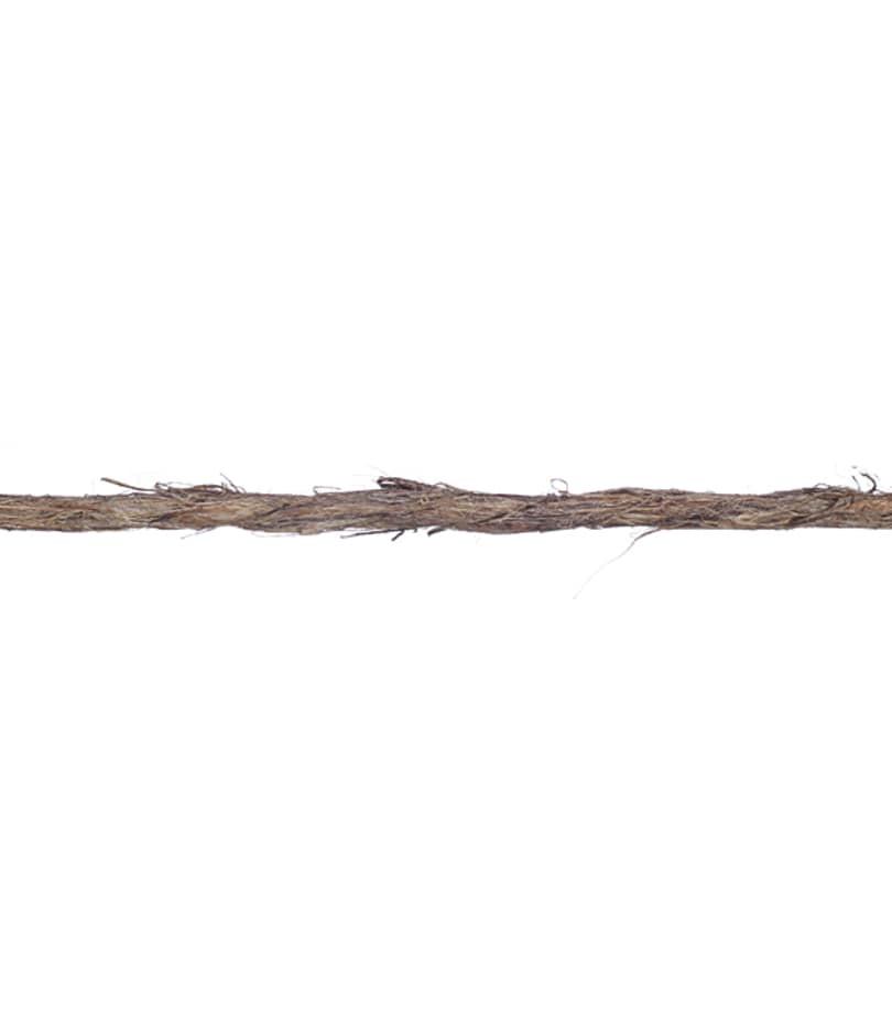 Веревка крученая пеньковая 2 пряди d1	5 мм 40 м набор (3 шт.)