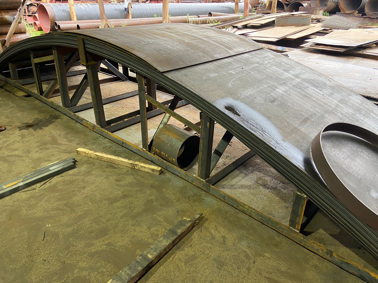 Изготовление сегментов Ст3, 6мм , для сборного резервуара