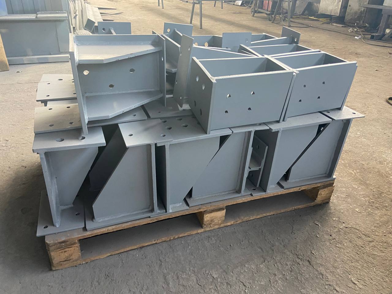 Опорные столики металлоконструкций - стальные опорные столики для балок и оборудования на заказ