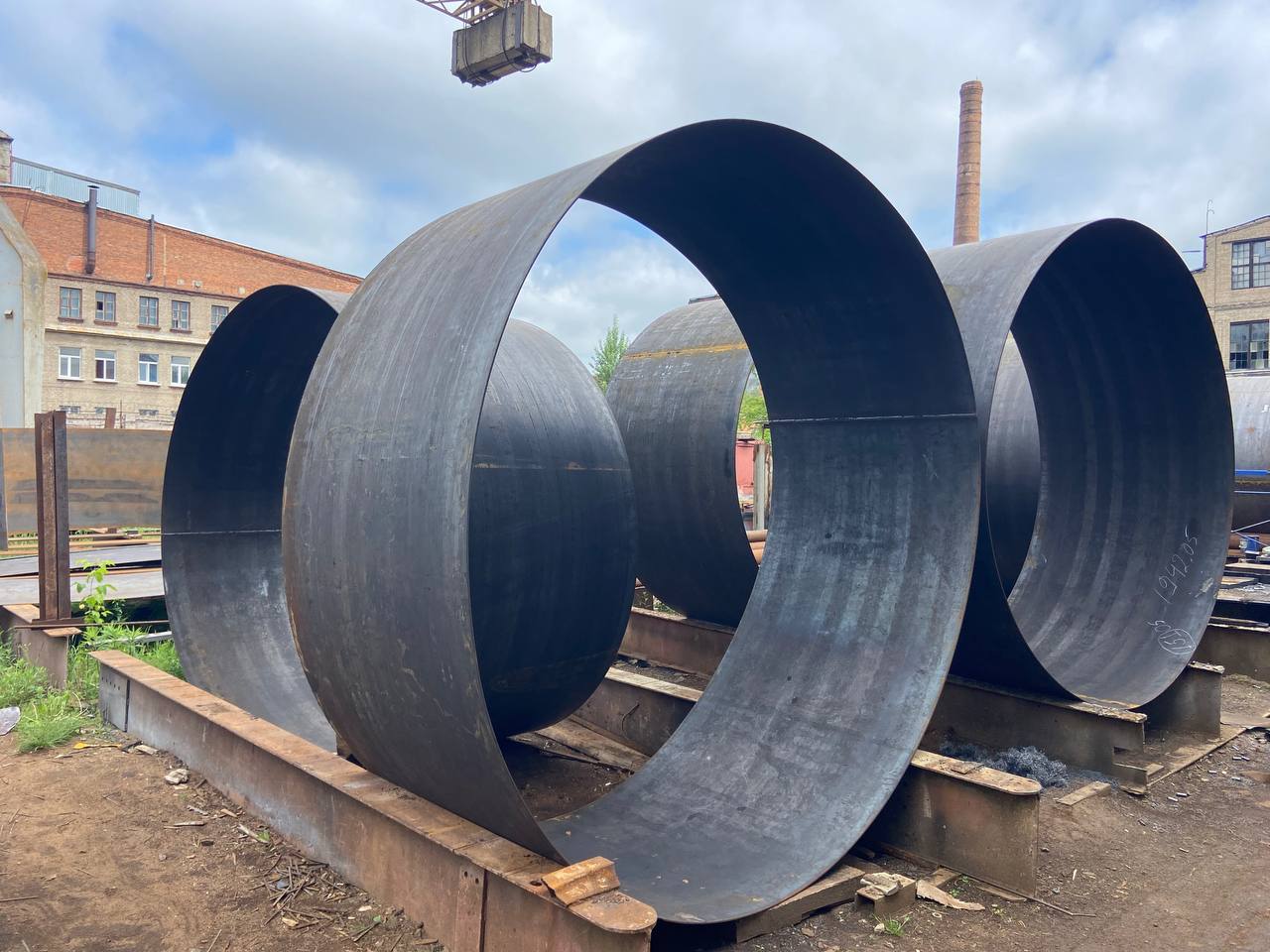 Изготовление обечаек диаметром 3200 мм сталь СТ3