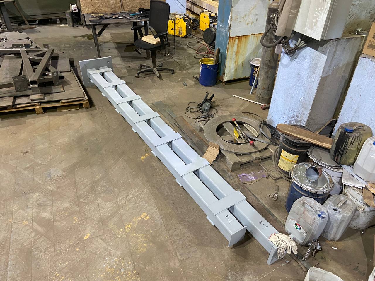 Изготовление колонн Ст3 — Металлоконструкции для монолитного строительства | Инвест Сталь