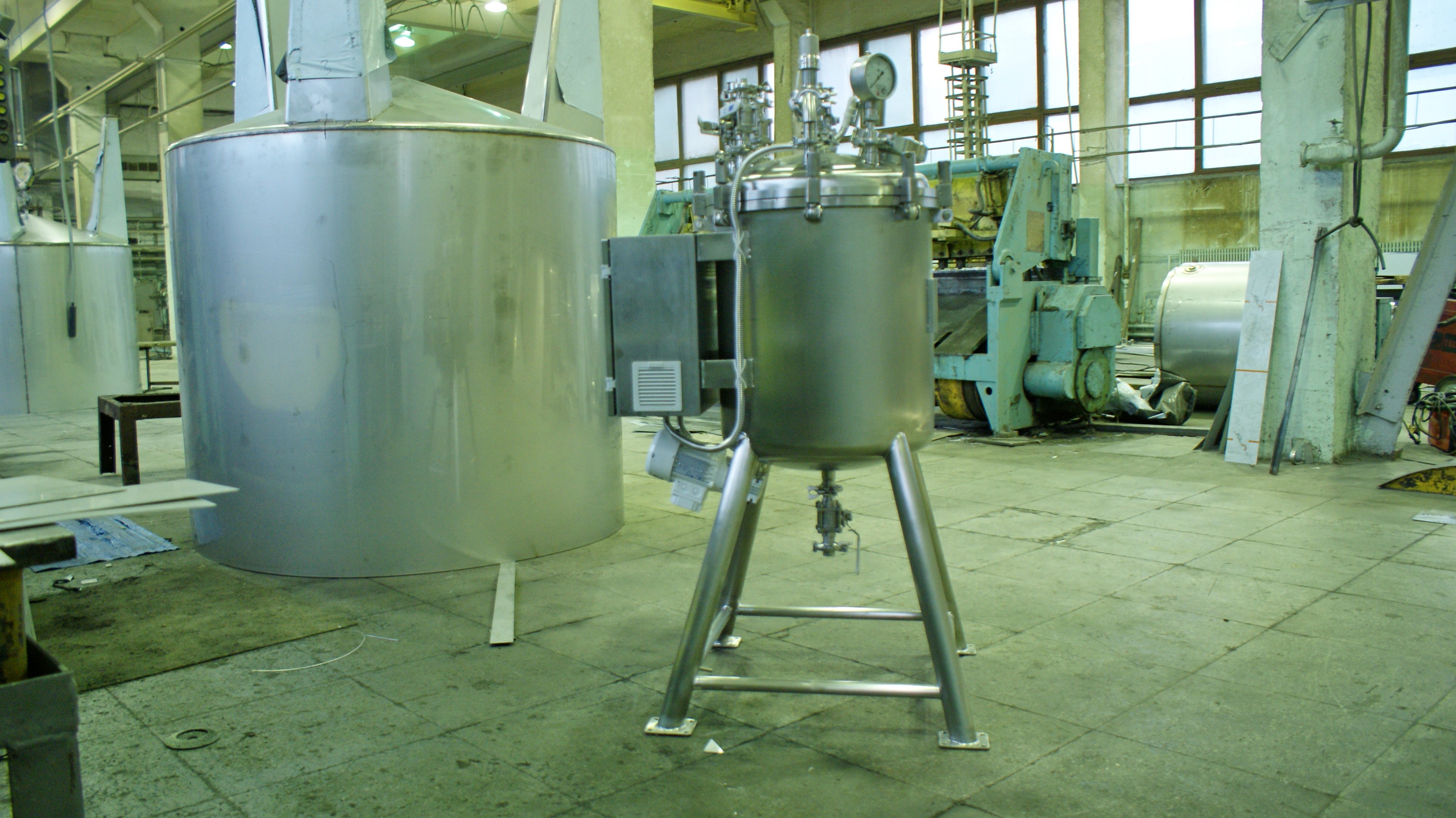 Автоматизированная емкость из нержавеющей стали для химии | Проект Инвест Сталь